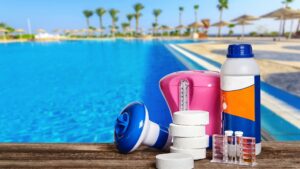 Variety of pool cleaning items