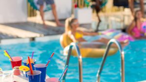 Pool party refreshments