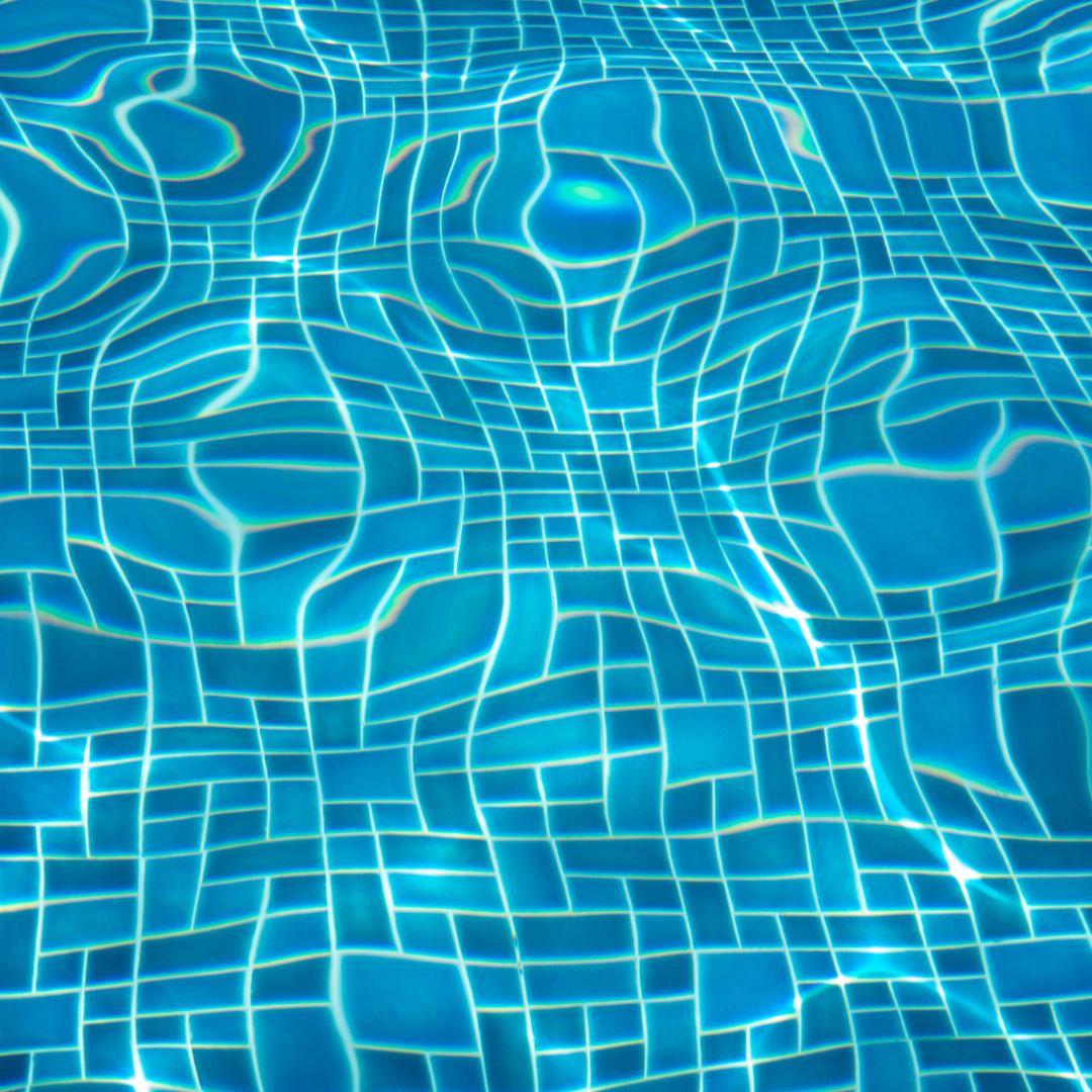 Pool tile underwater