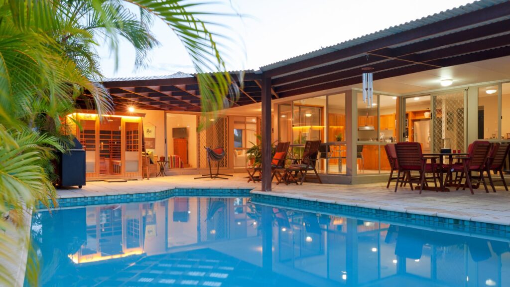 backyard pool