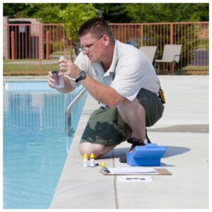 testing pool chemicals