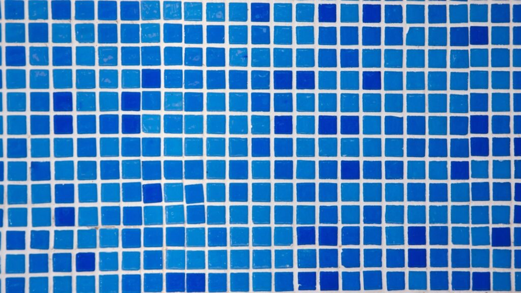 clean pool tiles