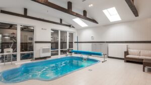 Indoor pool.