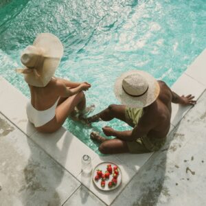 people in pool
