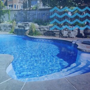 residential backyard pool