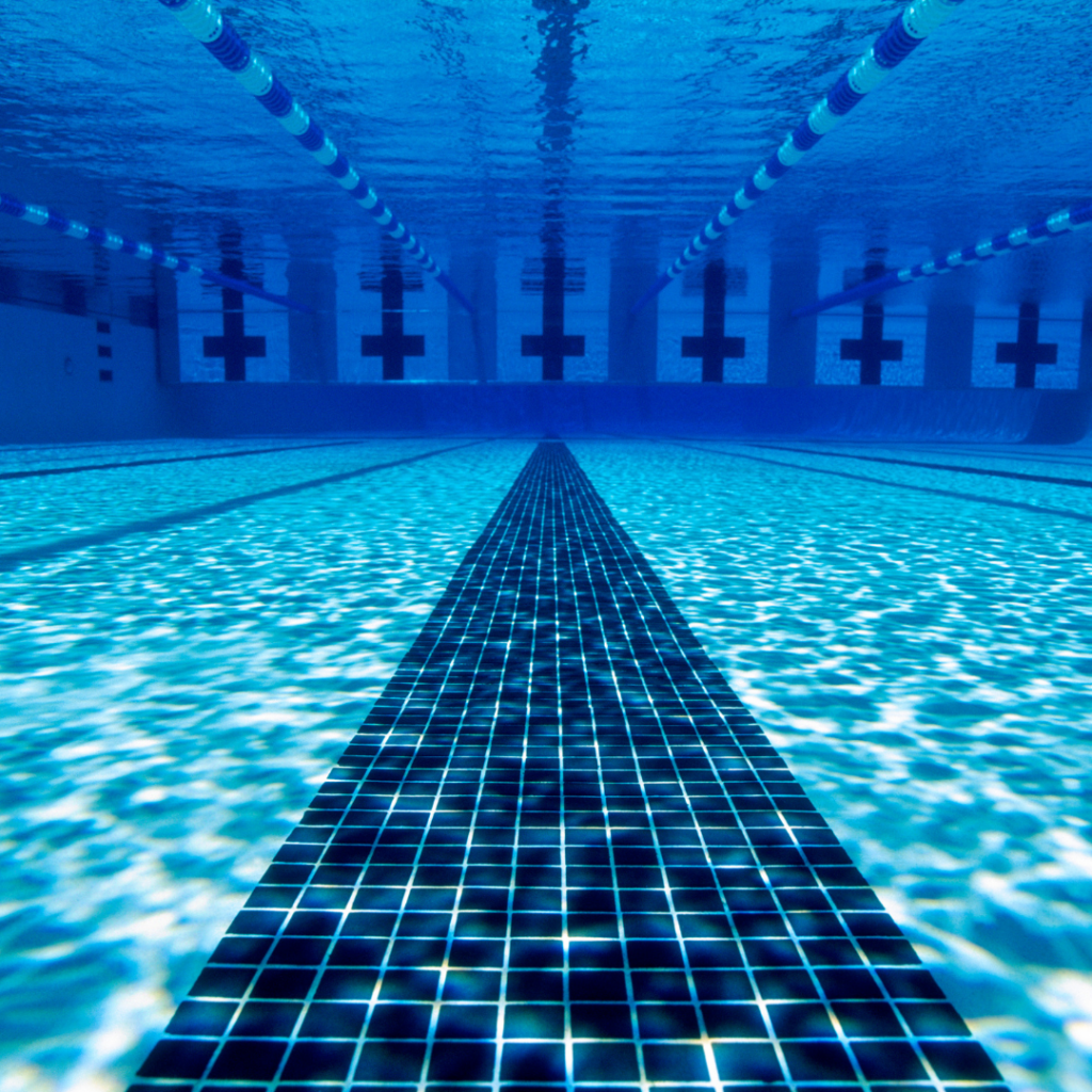 Beautiful pool tiles