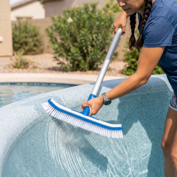 brushing of pool